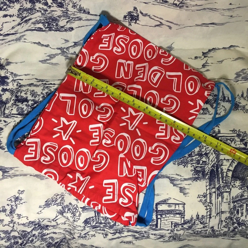 Golden Goose Drawstring Dustbag Mini Kids dust back bag 11” x 9”
